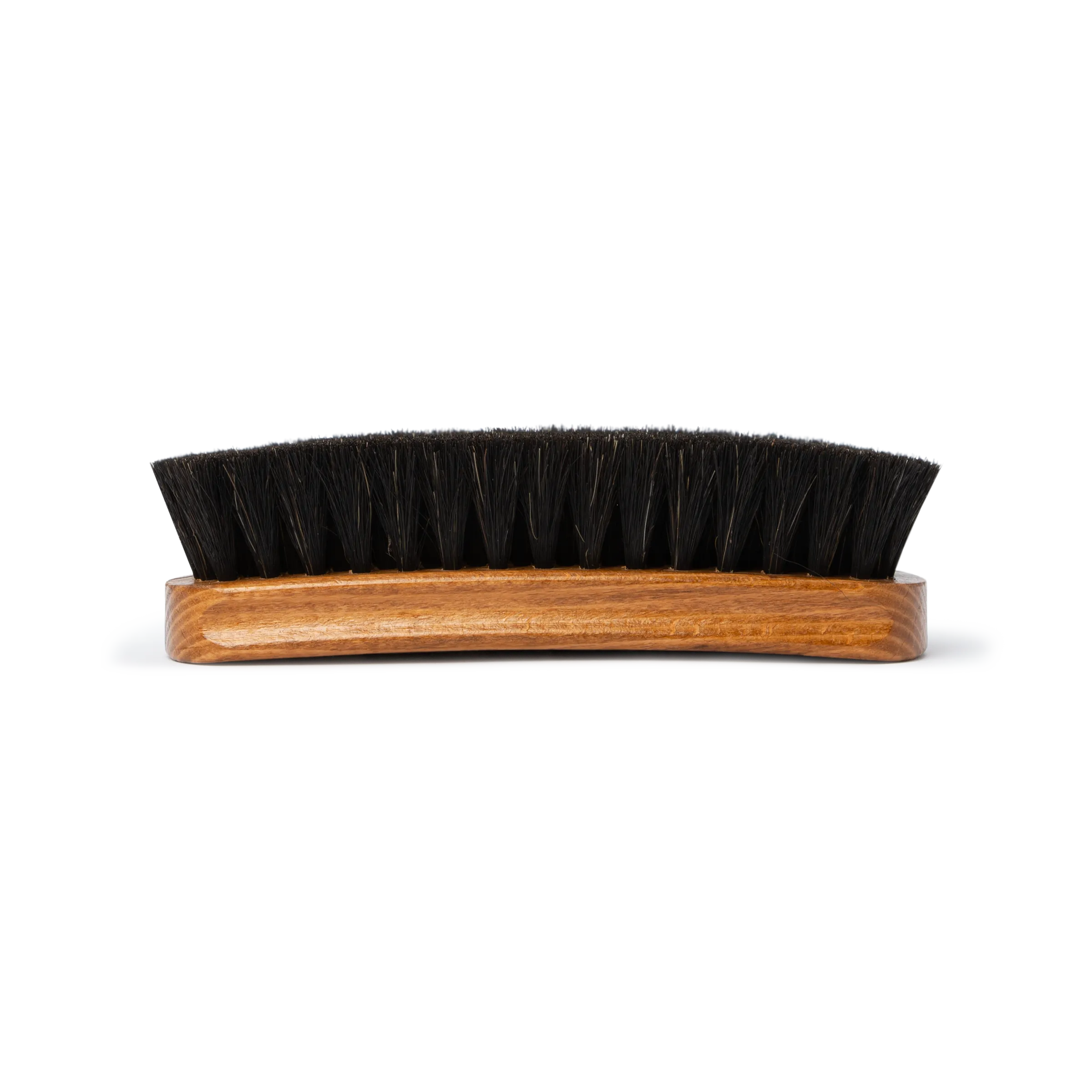 6 Inch 100% Horsehair Shine Brush - Black