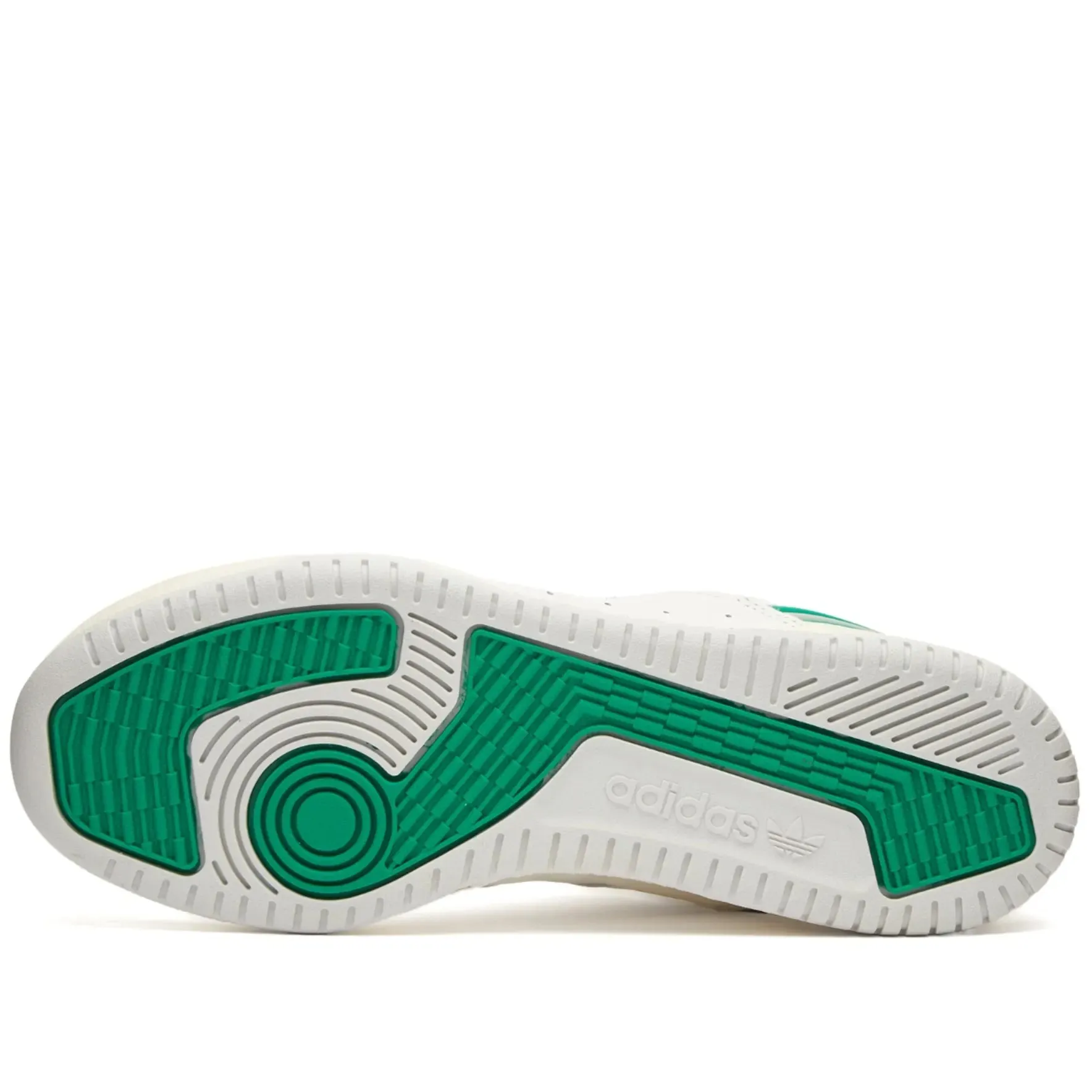 Adidas Titan sneakers, white/green/white