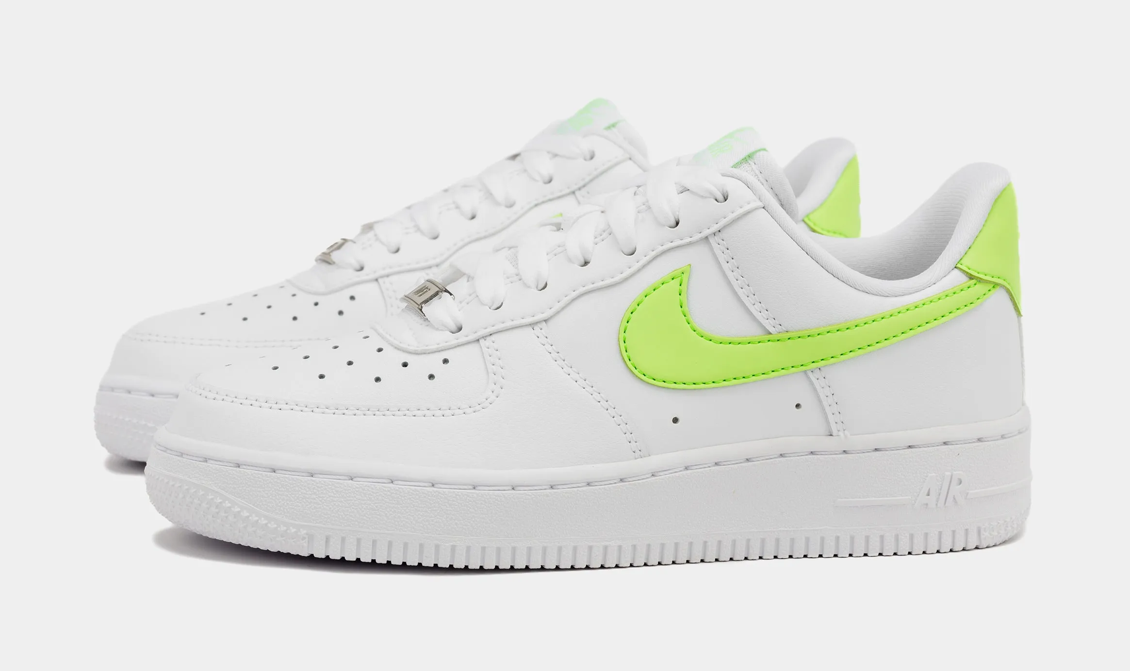 Air Force 1 '07 Lime Womens Lifestyle Shoes (White/Lime Green)