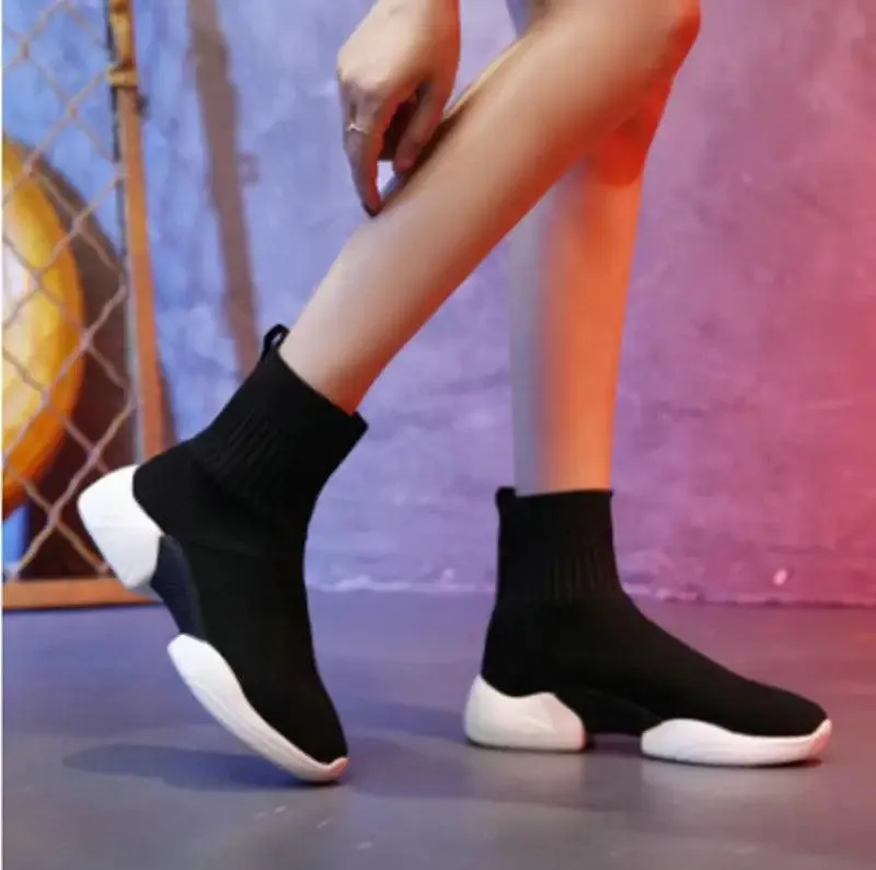 All-match High-top Hip-hop Women Shoes Trendy Boots