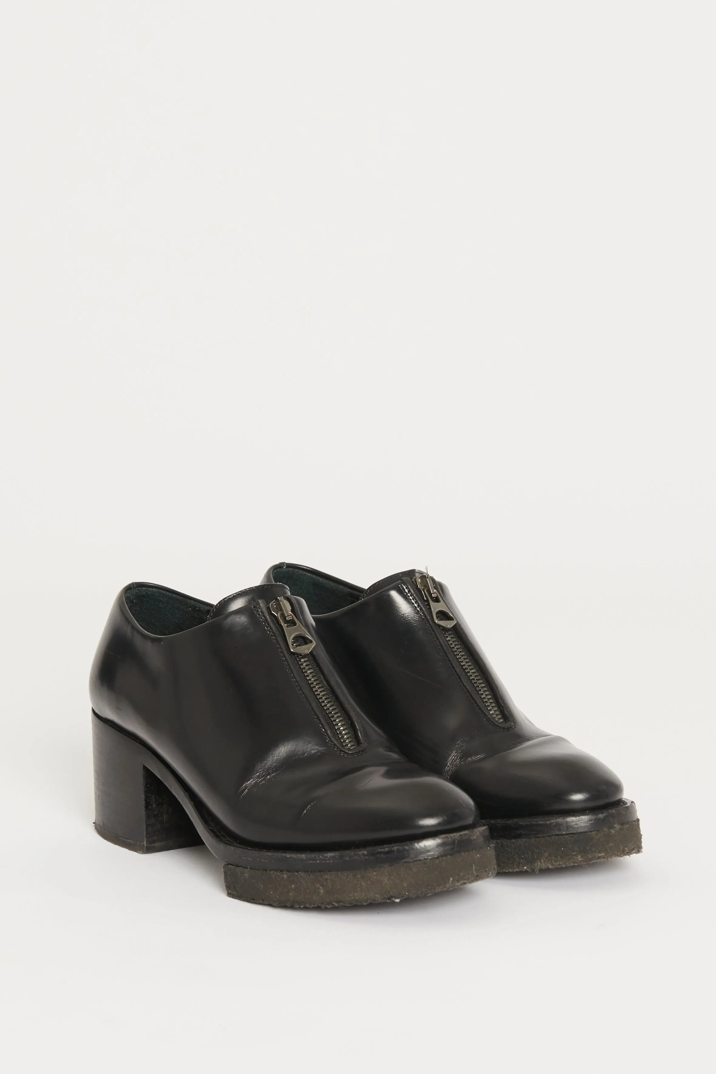 Black Mya Preowned Oxford Heels