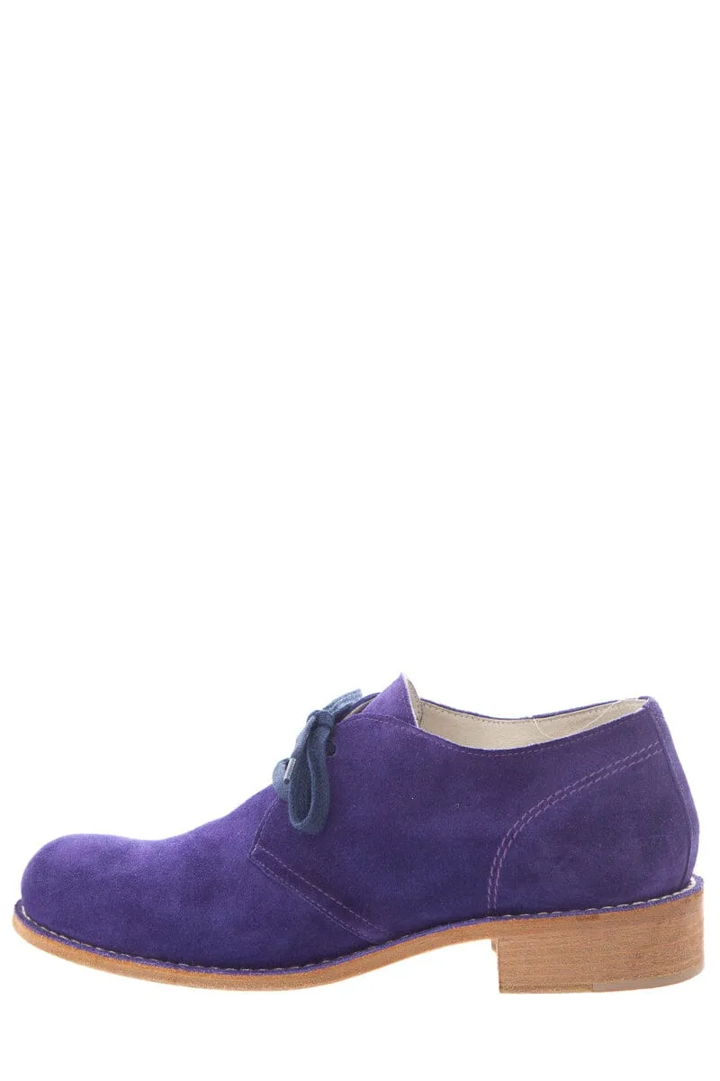 Bottega Veneta Purple Suede Oxford SZ 36.5