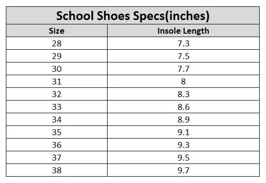 Boys School Shoes TS-12A-BLACK