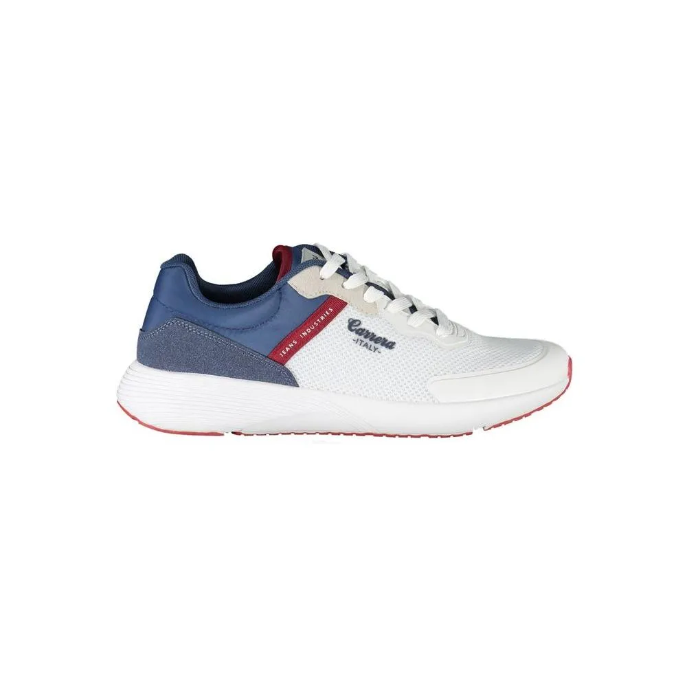 Carrera Sleek White Sports Sneakers with Contrast Accents