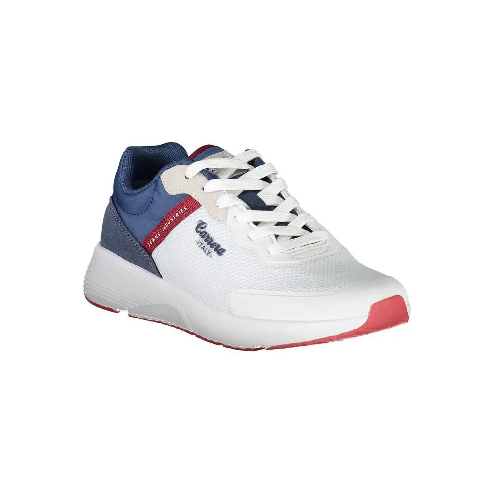 Carrera Sleek White Sports Sneakers with Contrast Accents