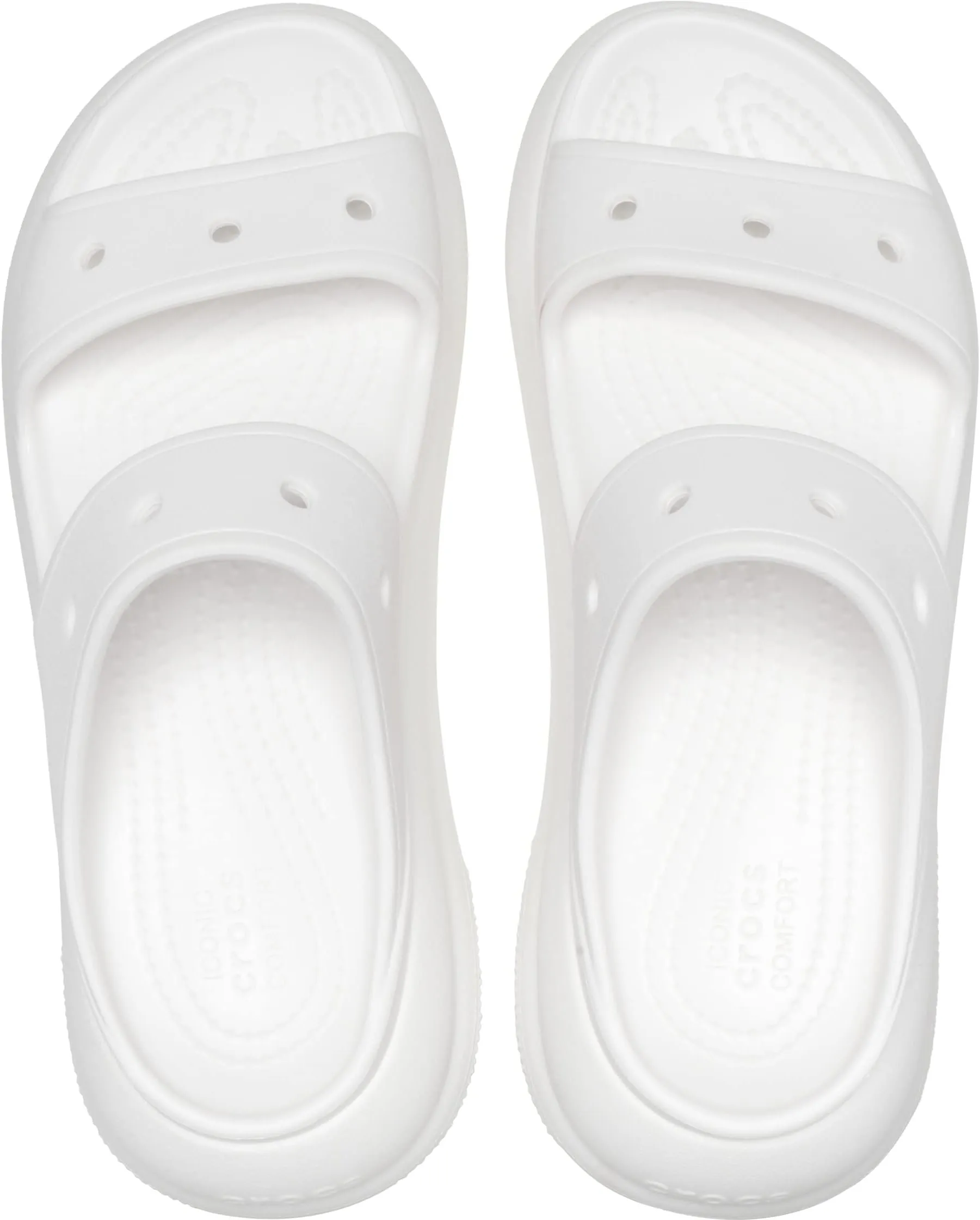 Classic Crush Sandal Crocs, white