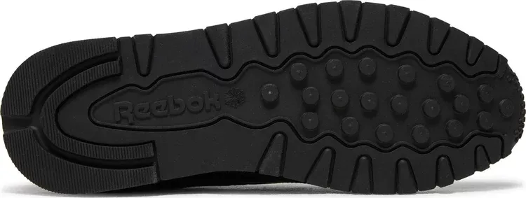 Classic leather 'core black' Reebok sneakers, black