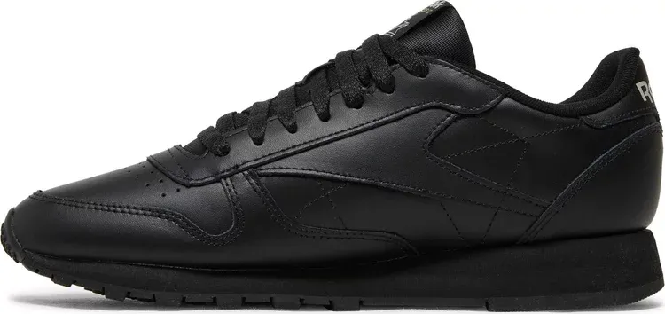 Classic leather 'core black' Reebok sneakers, black