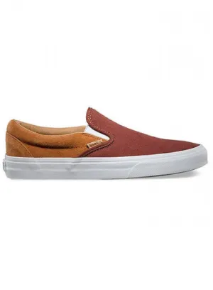 Classic Slip-On Premium Suede Sneaker Burgandy