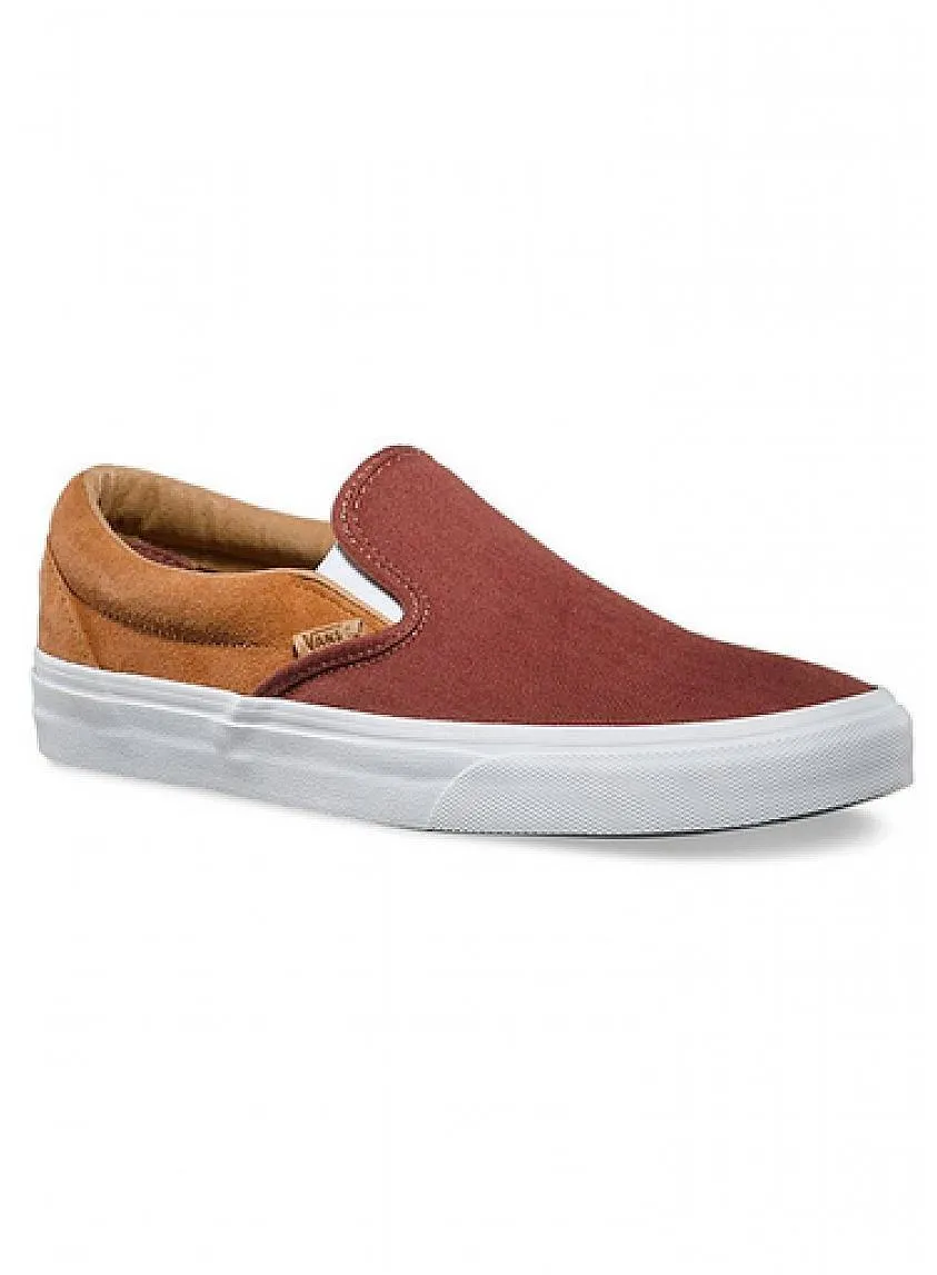 Classic Slip-On Premium Suede Sneaker Burgandy