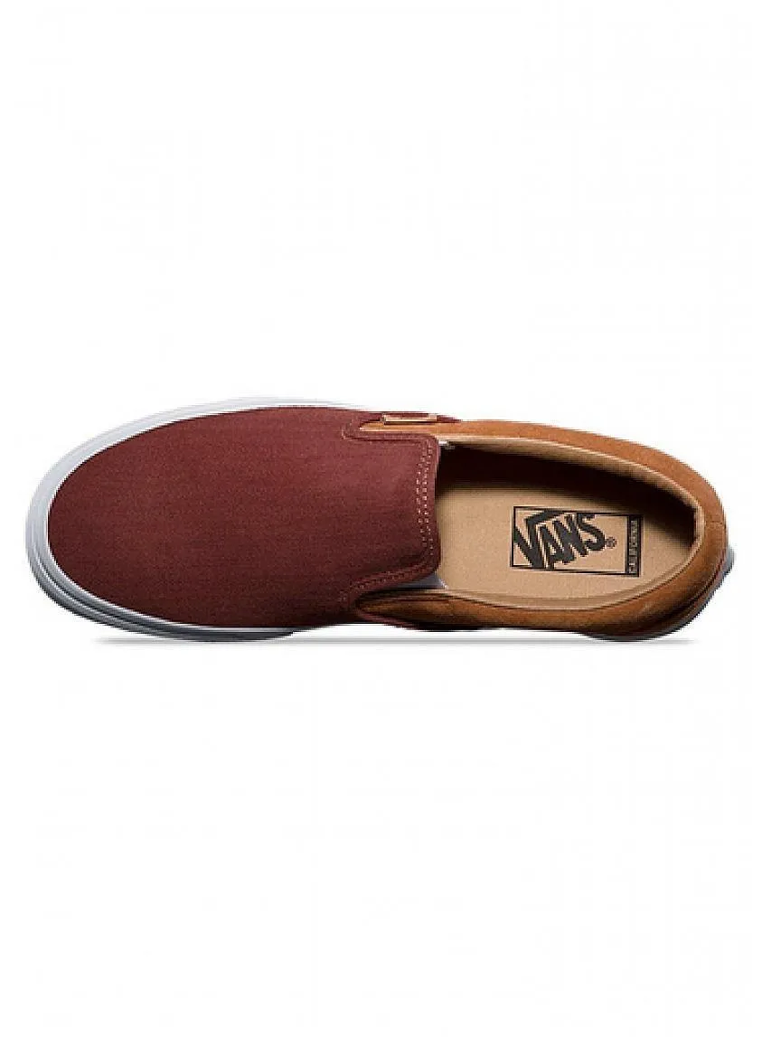 Classic Slip-On Premium Suede Sneaker Burgandy