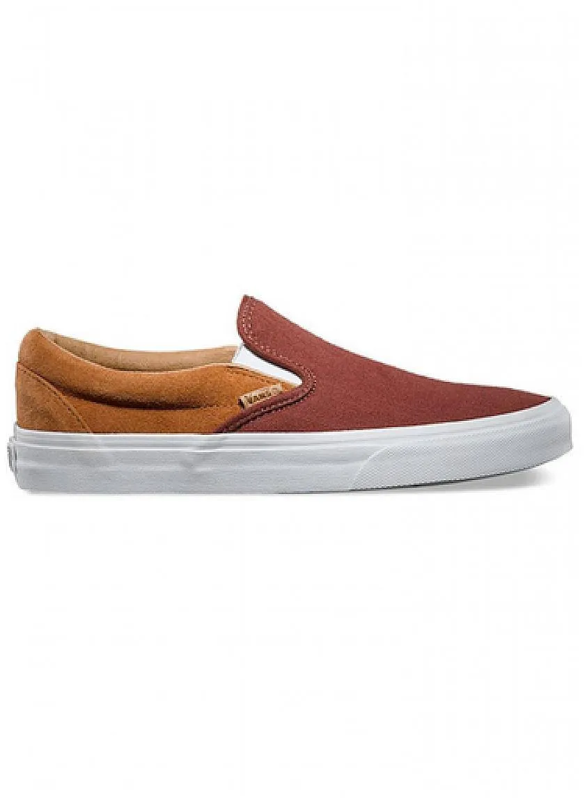 Classic Slip-On Premium Suede Sneaker Burgandy