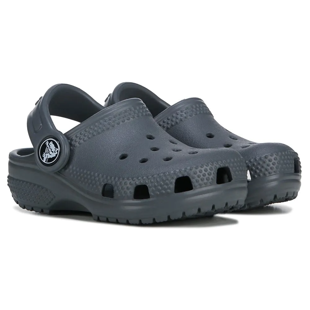 Crocs Children's Classic Toddler Clogs, Gray