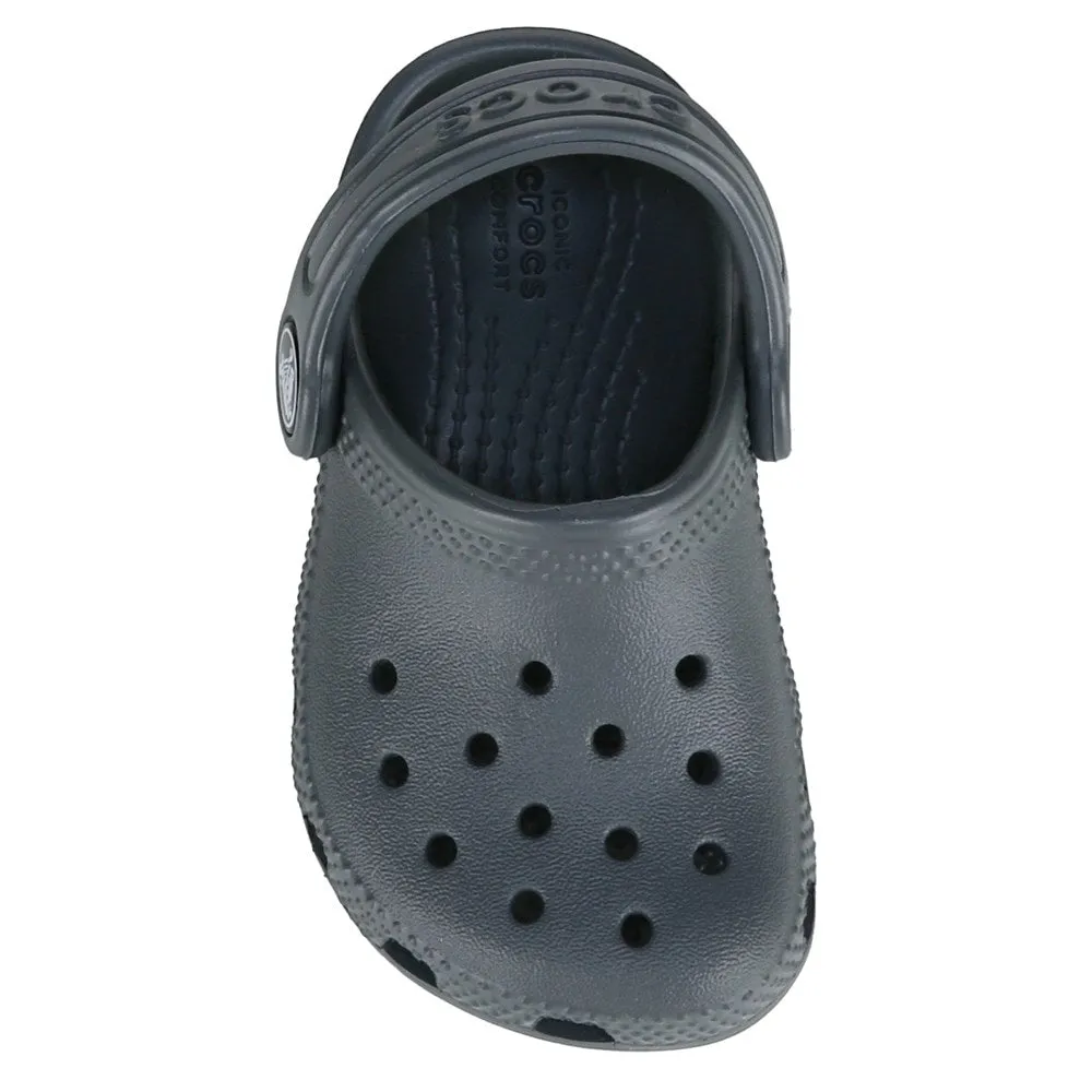 Crocs Children's Classic Toddler Clogs, Gray