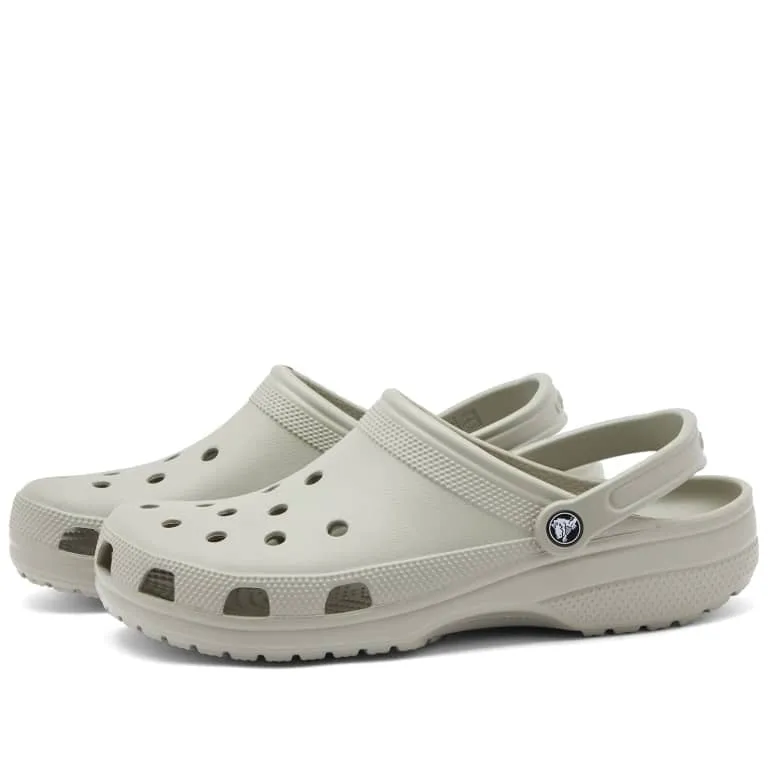 Crocs Classic clogs, light gray