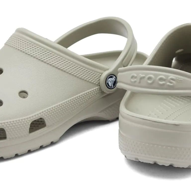 Crocs Classic clogs, light gray