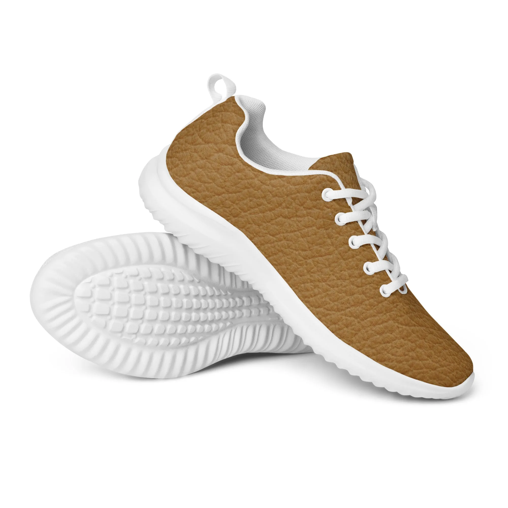 DASH Caramel Men’s Athletic Shoes Lightweight Breathable Design by IOBI Original Apparel