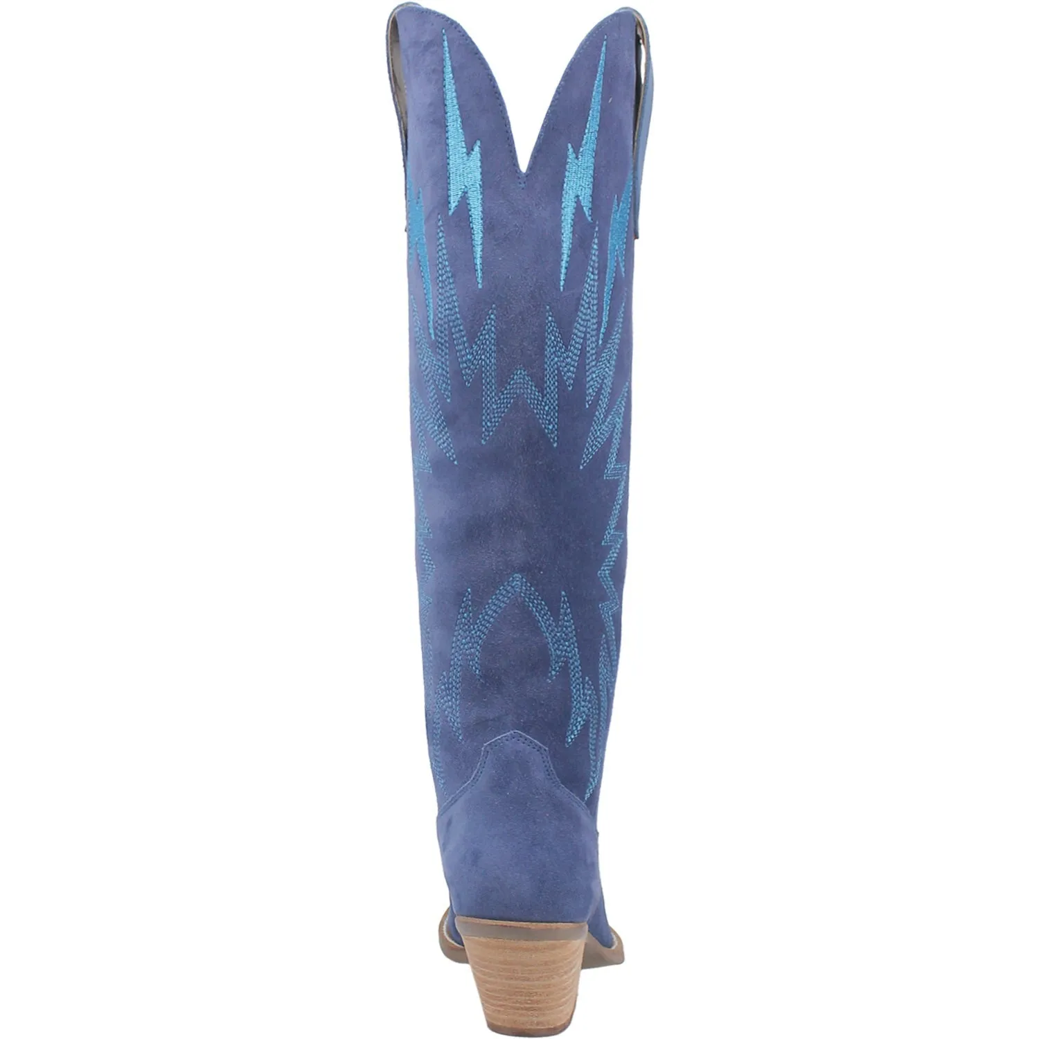 Dingo Womens Thunder Road Blue Suede Fashion Boots