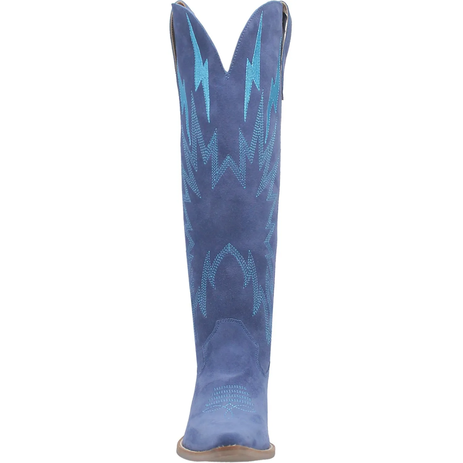 Dingo Womens Thunder Road Blue Suede Fashion Boots