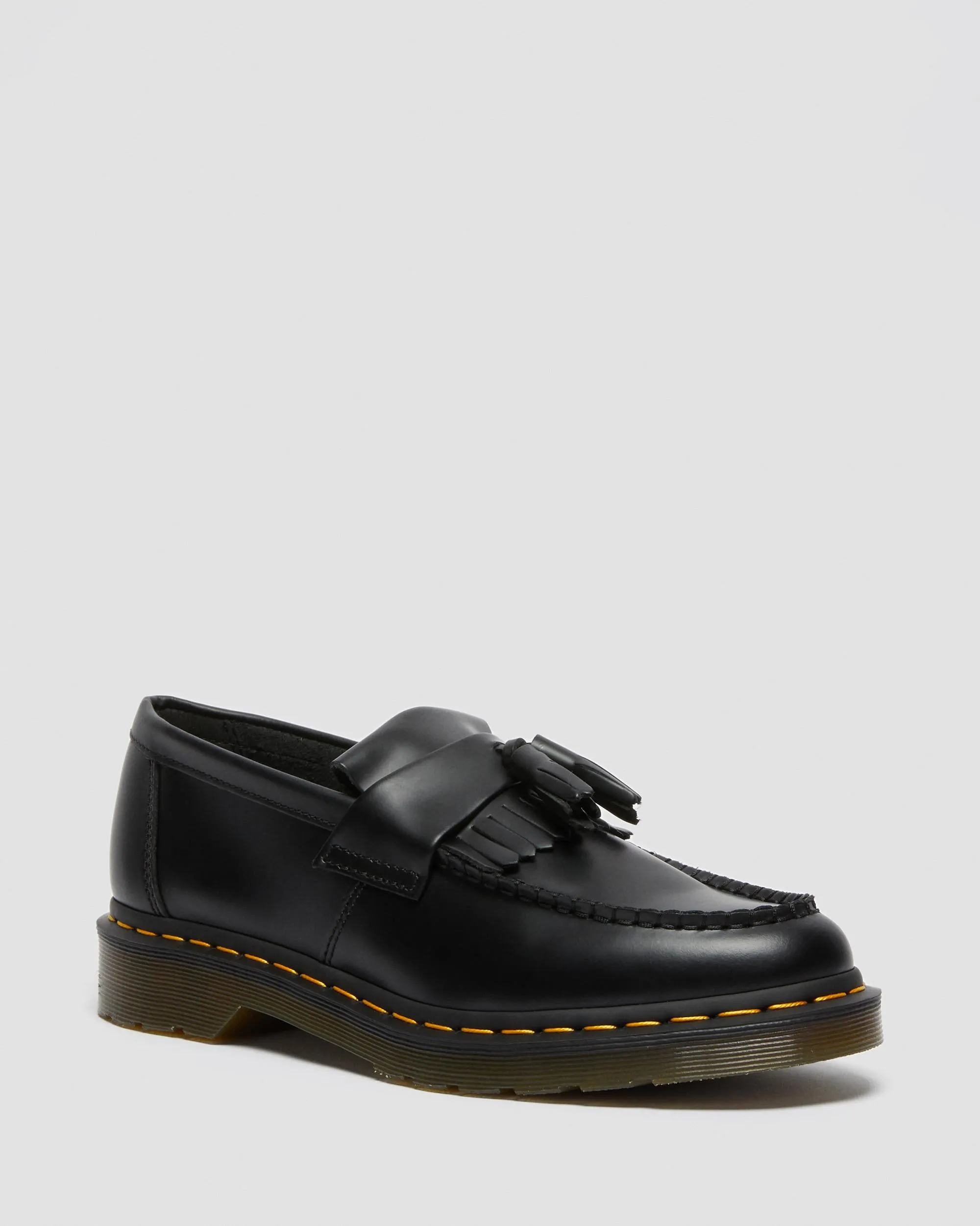 Dr. Adrian yellow leather tassel loafers. Martens