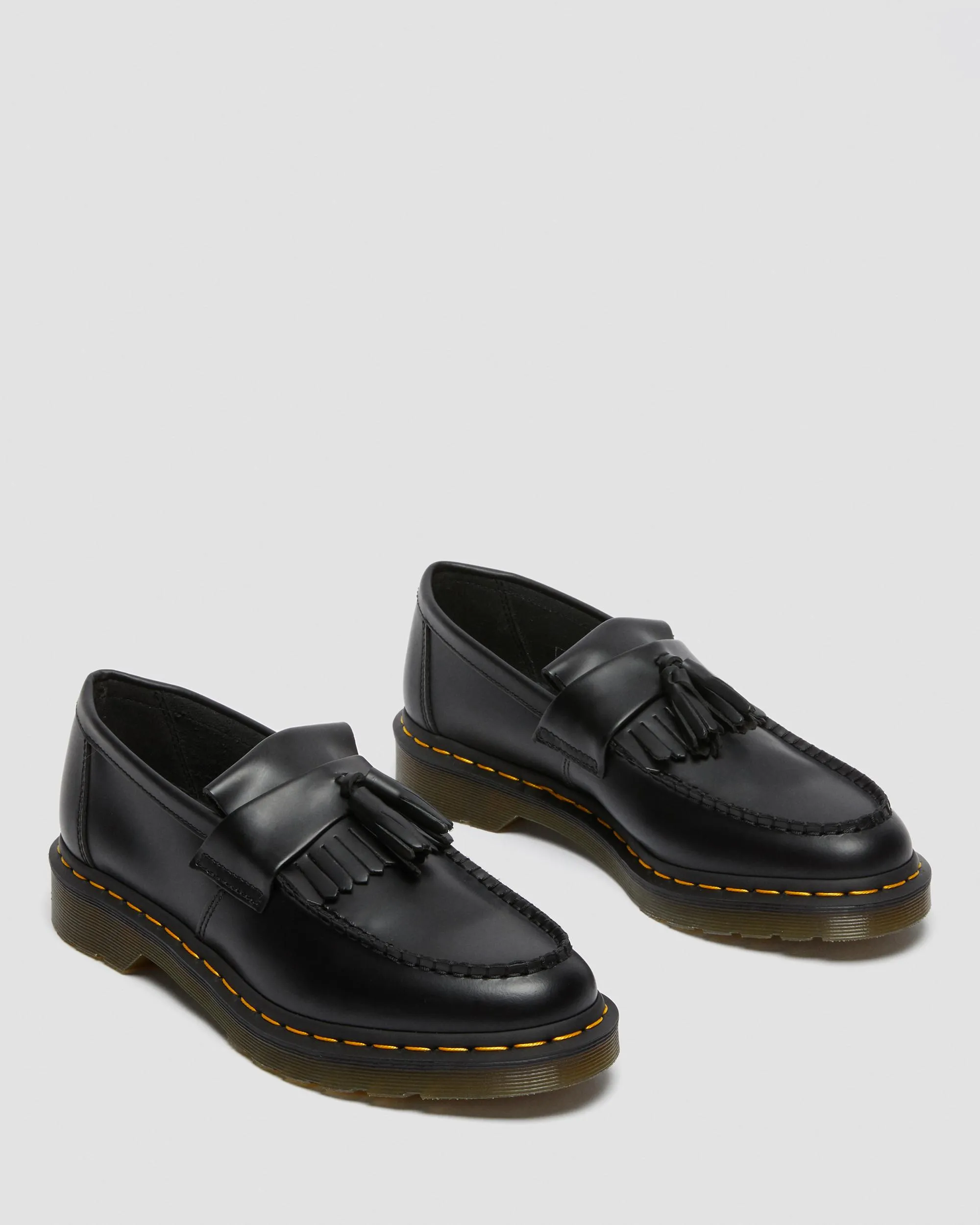 Dr. Adrian yellow leather tassel loafers. Martens