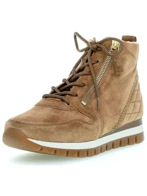 Gabor high top sneakers, light brown