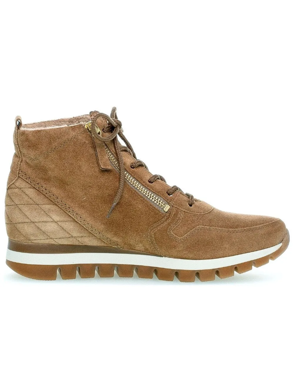 Gabor high top sneakers, light brown