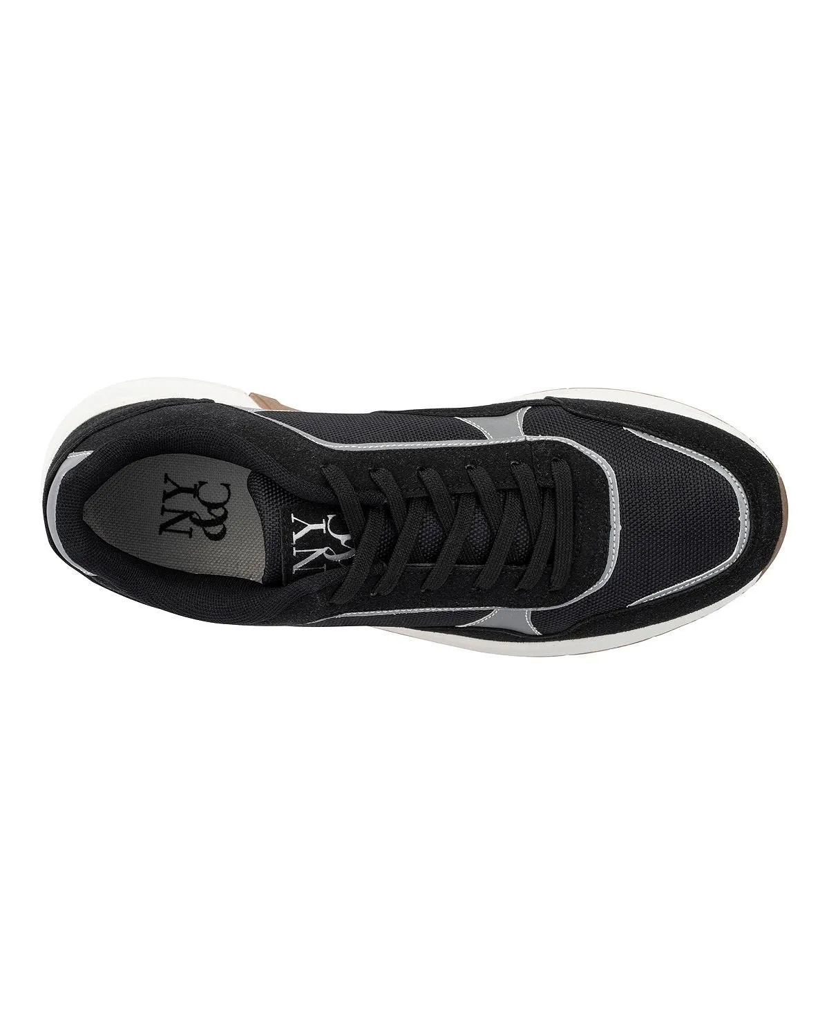 Harvey New York And Company Men's Low Top Sneakers, Black