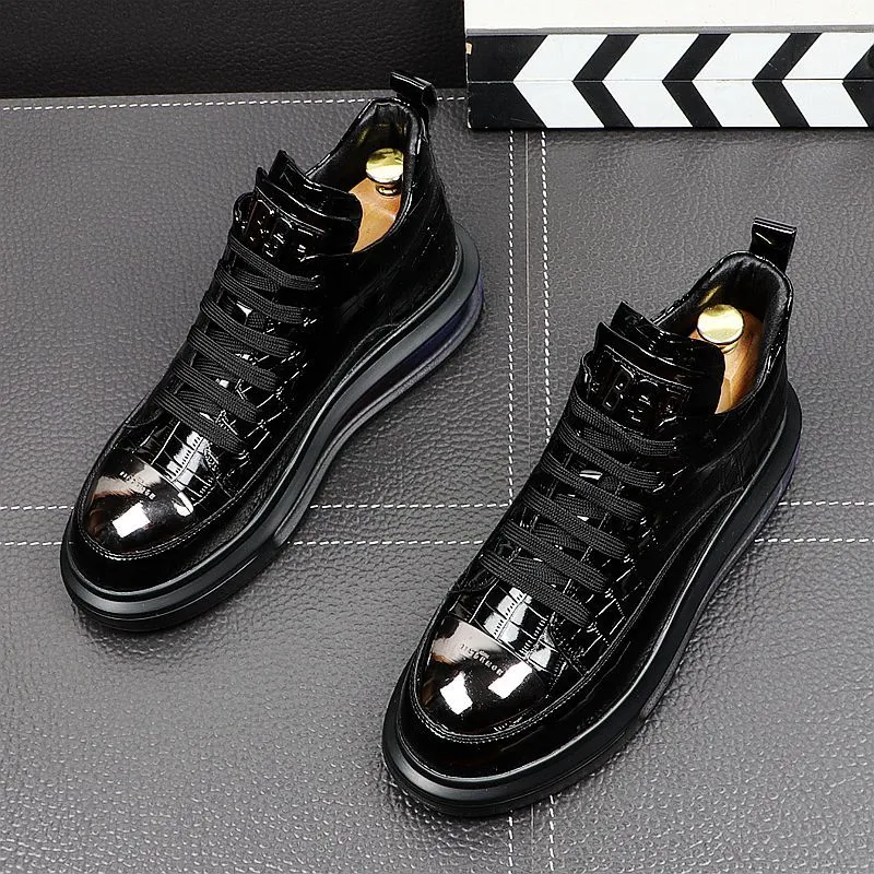 High-Top Shoes Fashion All-Match Trendy Men's Casual Short Boots | Short Boots for Men