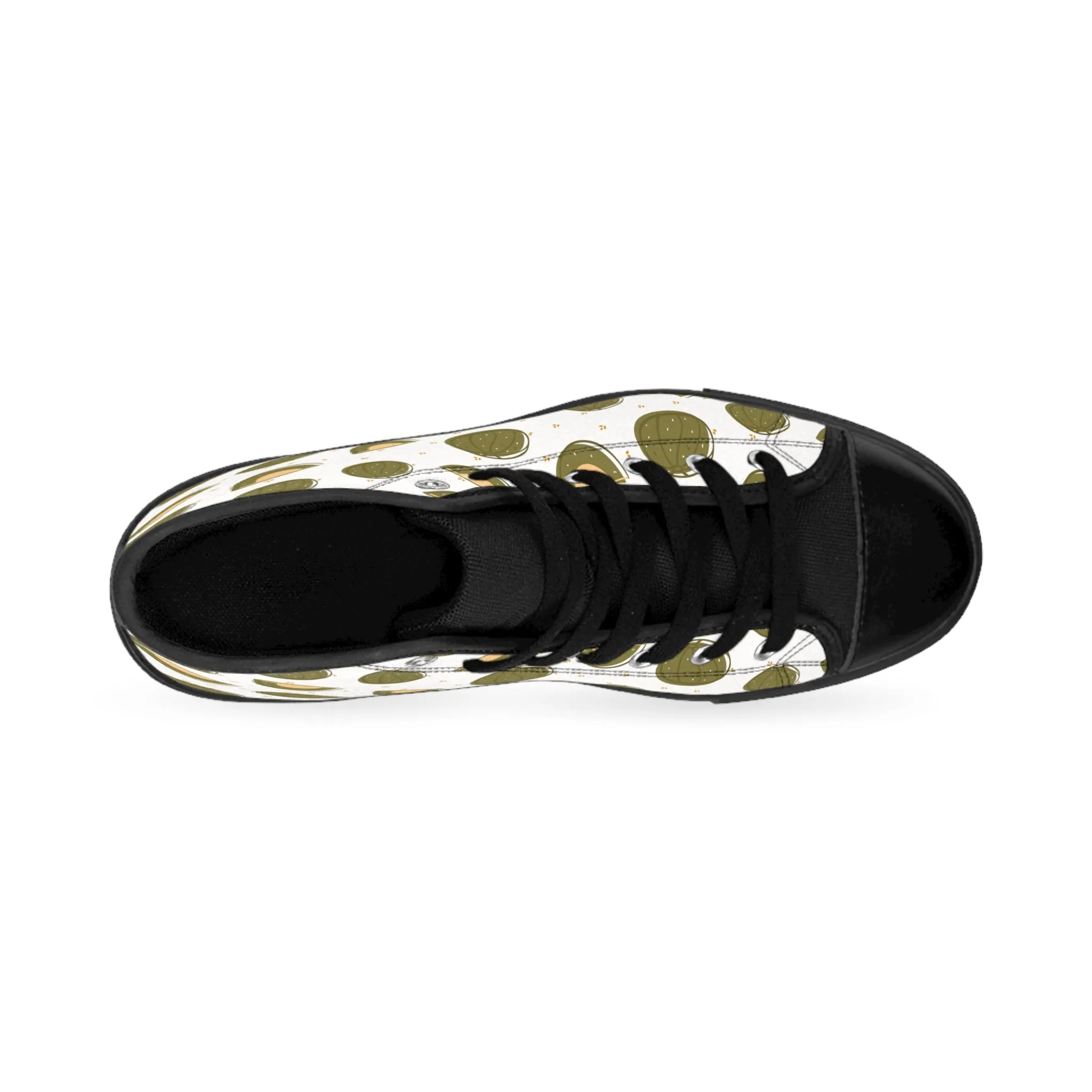 Honeydew Melon Men's Classic Sneakers