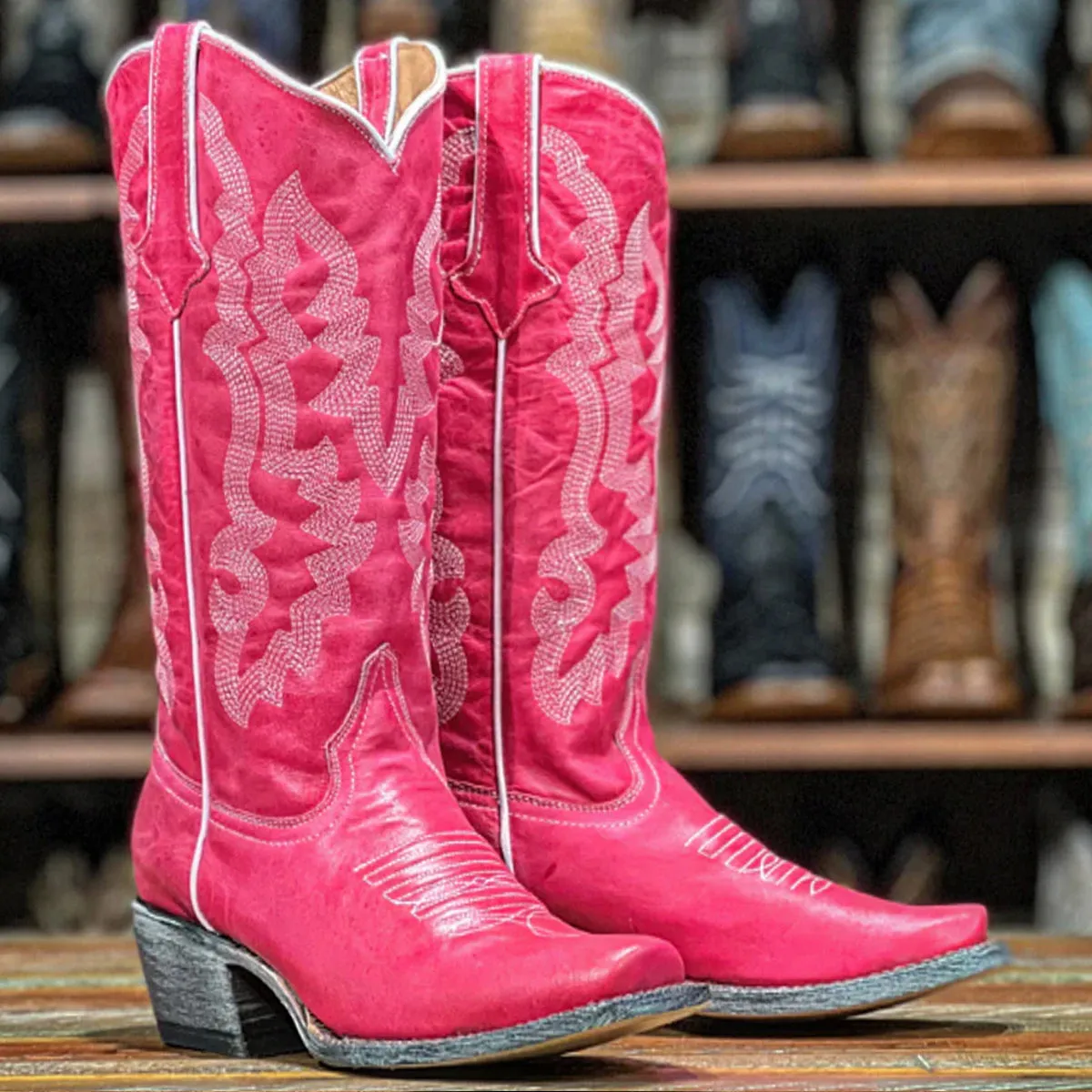 Hot Pink Cowgirl Boots