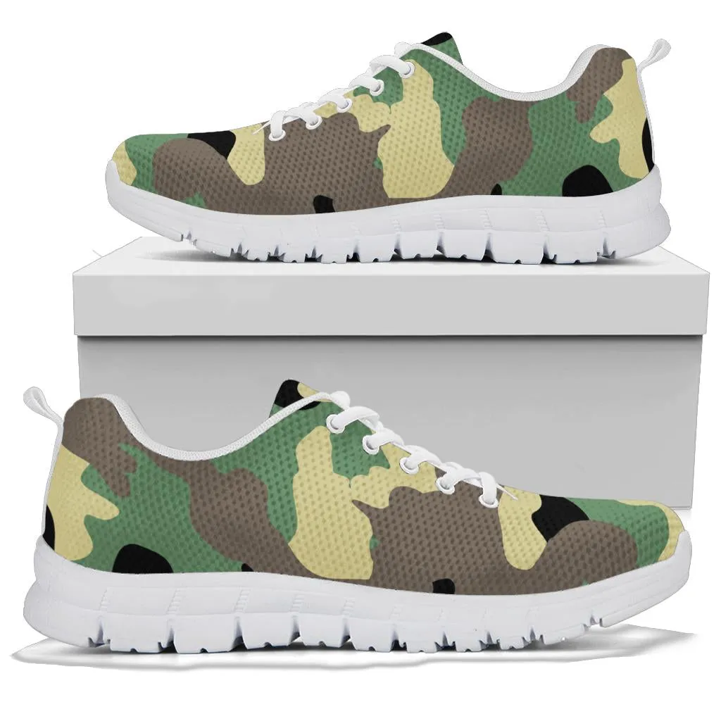 Knit Sneakers_Military Green_Camo