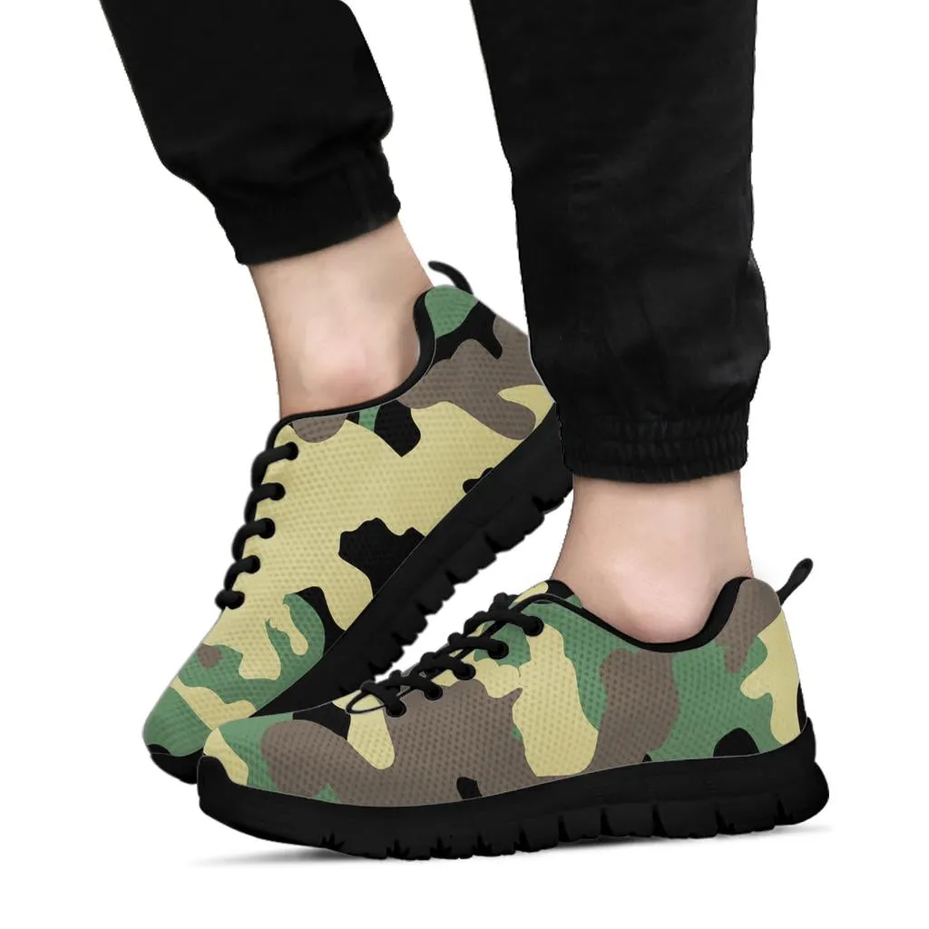 Knit Sneakers_Military Green_Camo