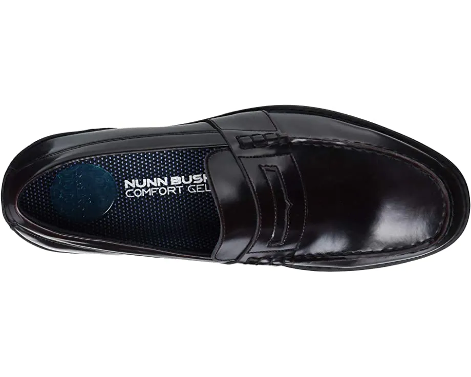 Lincoln Penny Loafer Nunn Bush, burgundy polished