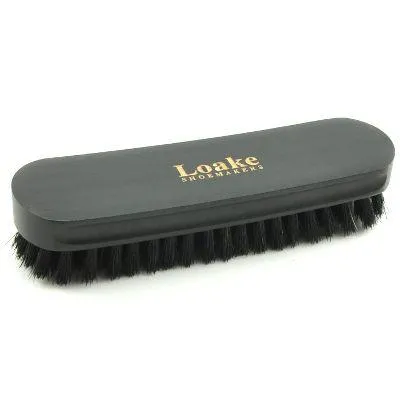 Loake Real Bristle Shoe Brush - Large (Black)