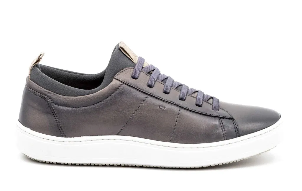 Martin Dingman Cameron Hand Finished Sheep Skin Leather Sneaker - SLATE