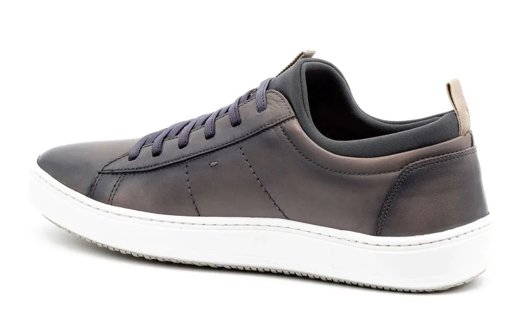 Martin Dingman Cameron Hand Finished Sheep Skin Leather Sneaker - SLATE