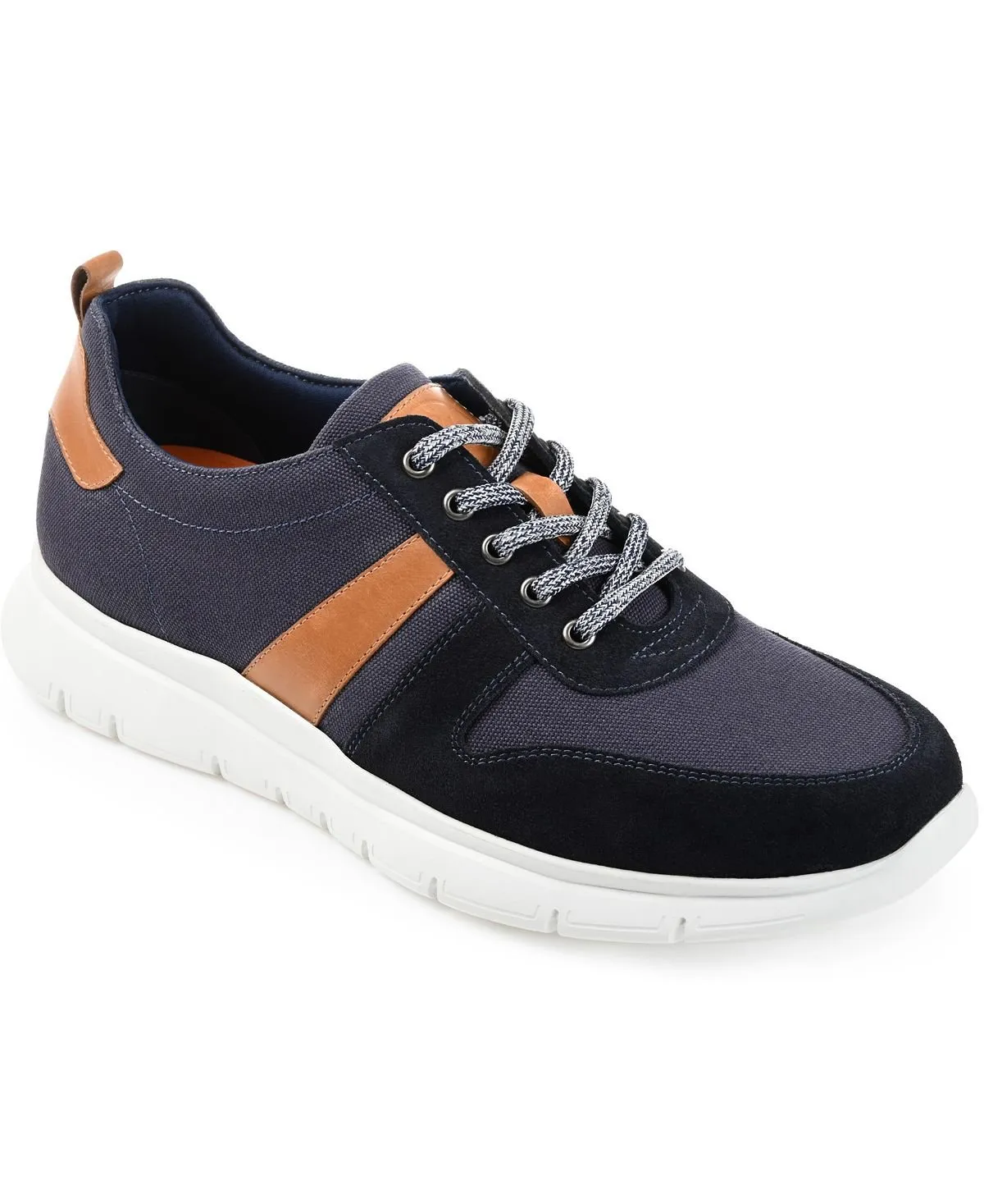 Men's adler mixed media Thomas & Vine sneakers, blue