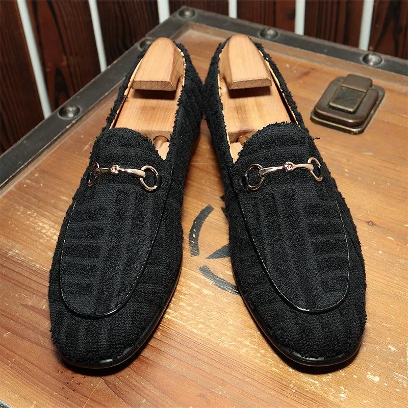 Men's Personalized Green Loafer Trendy Slip-on Shoes