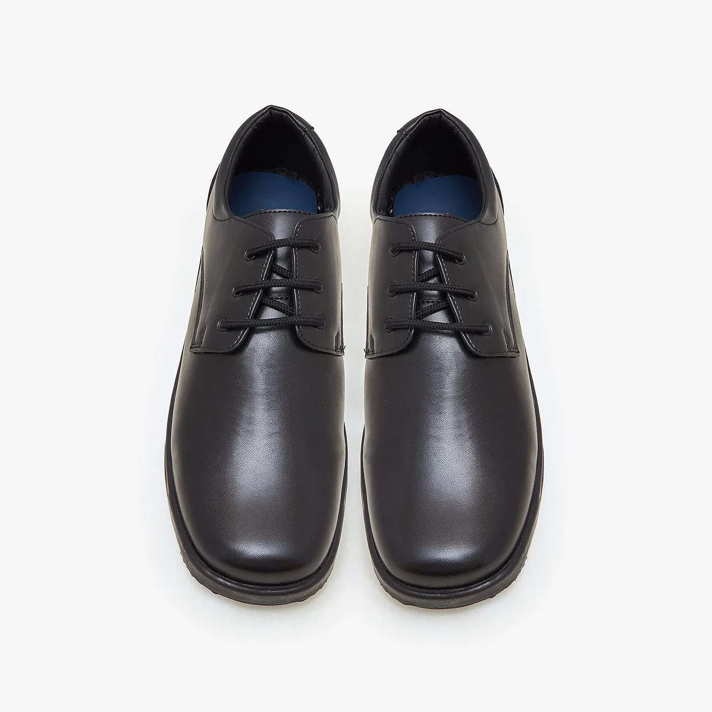 Men's Round-Toed School Shoes