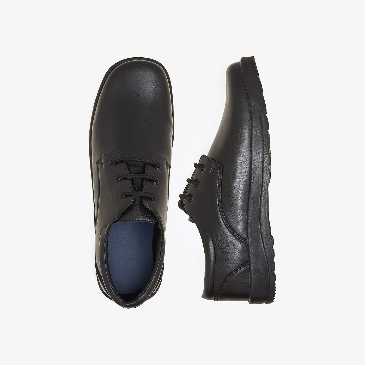 Men's Round-Toed School Shoes