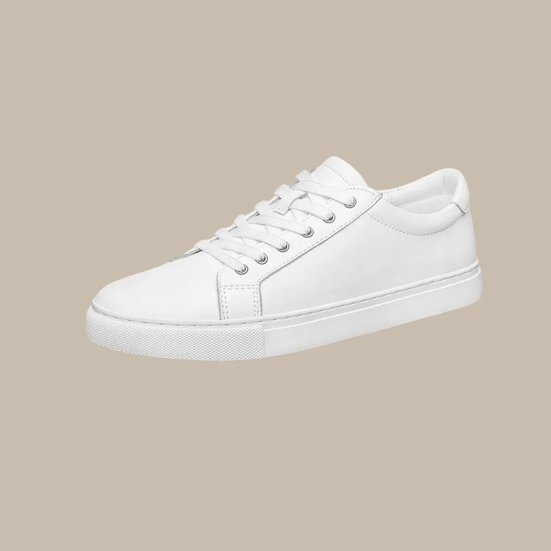 Mens White Sneakers Lightweight