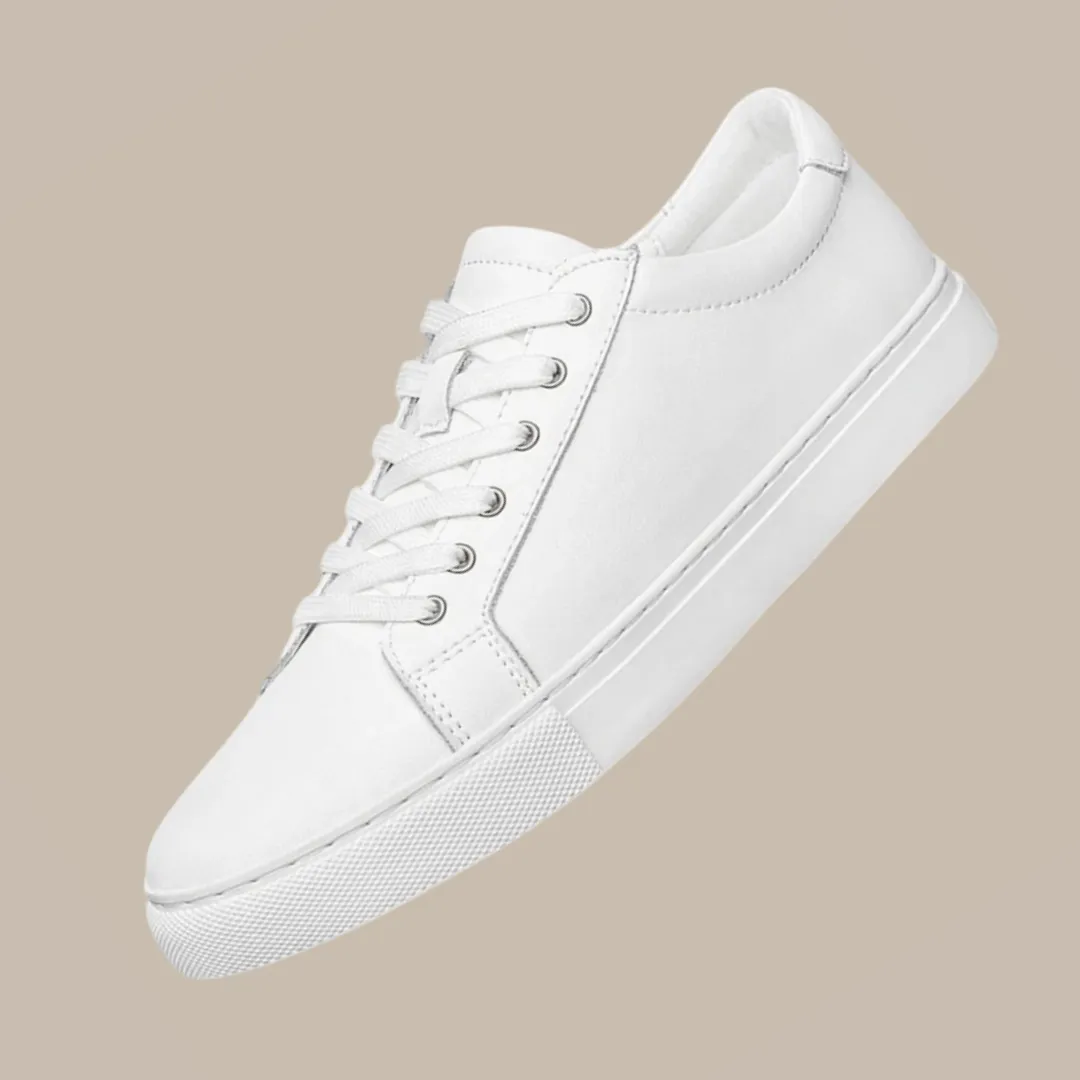 Mens White Sneakers Lightweight