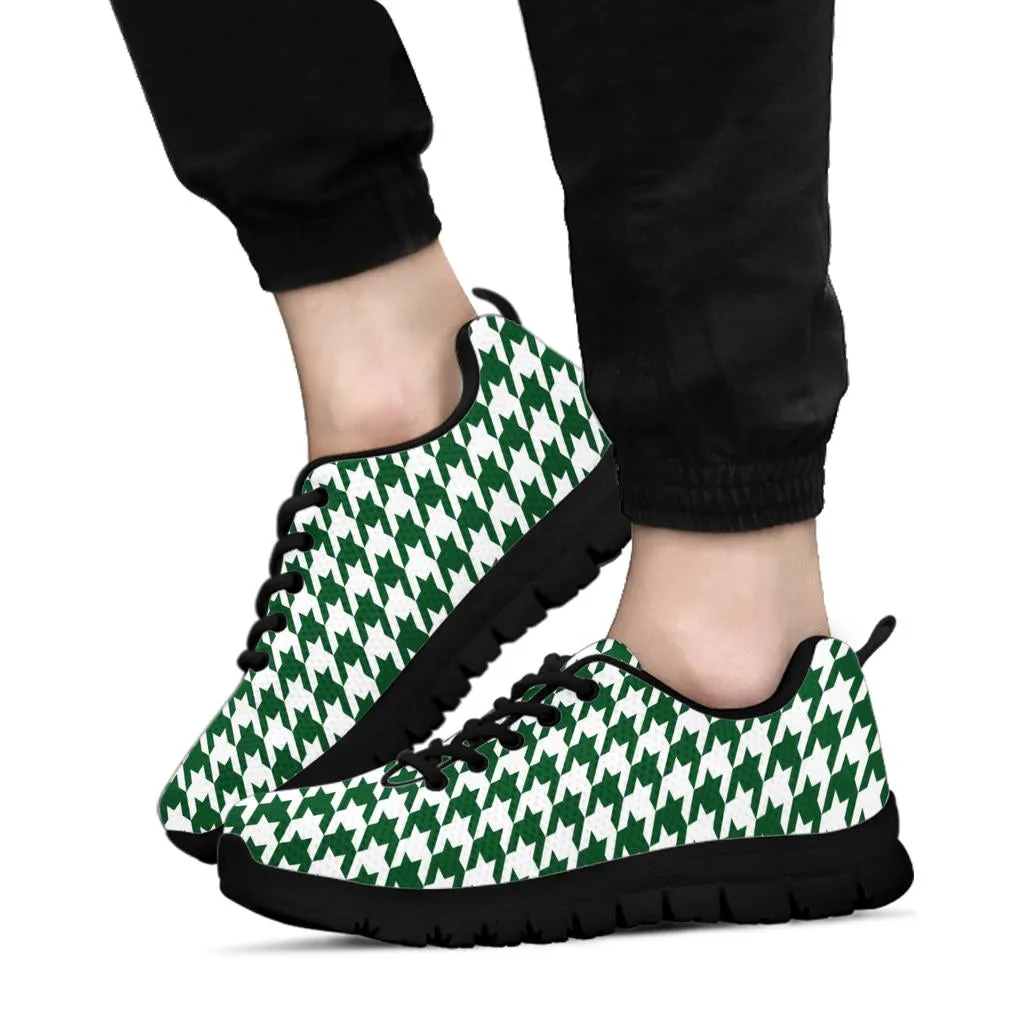 Mesh Sneaker_Dark Green on White_HT Pattern