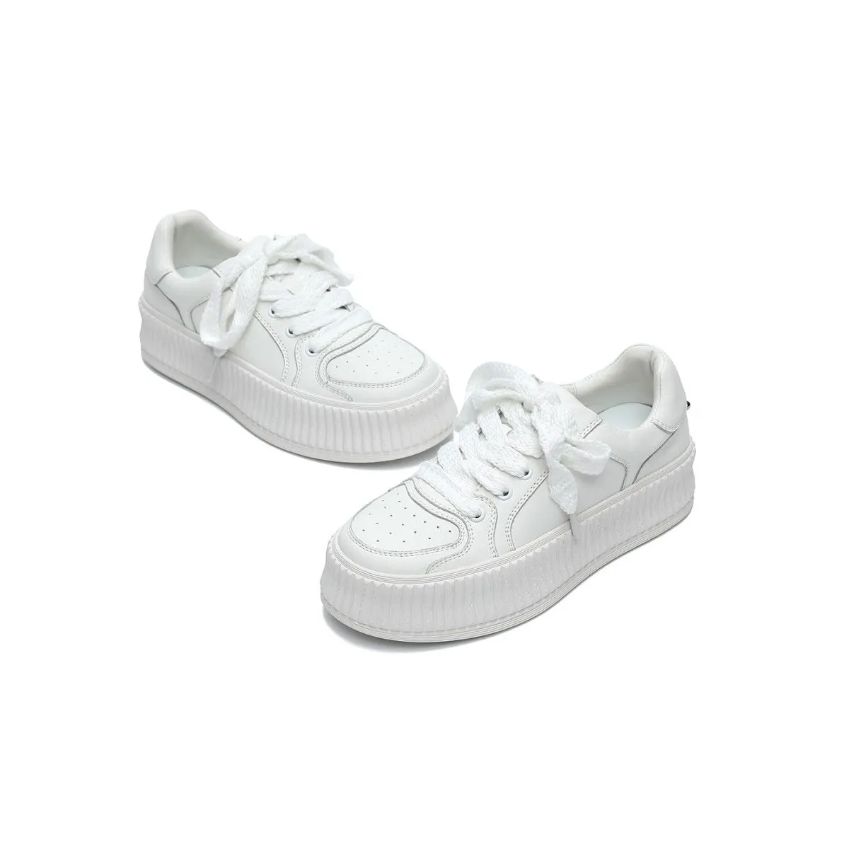 Minimalistic Platform Sneakers