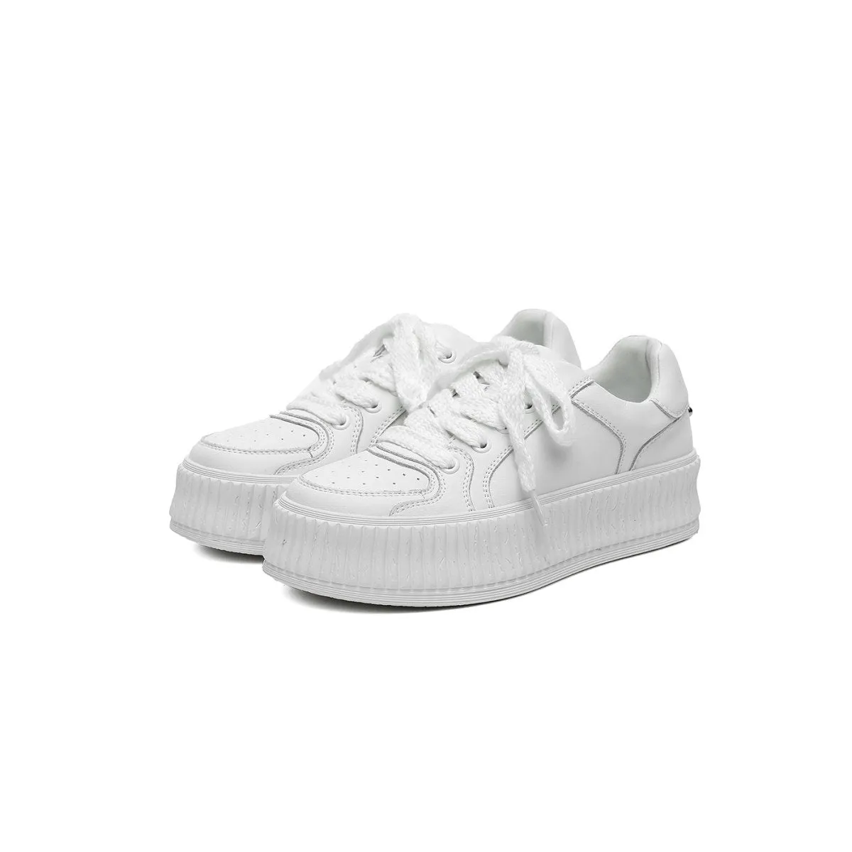 Minimalistic Platform Sneakers