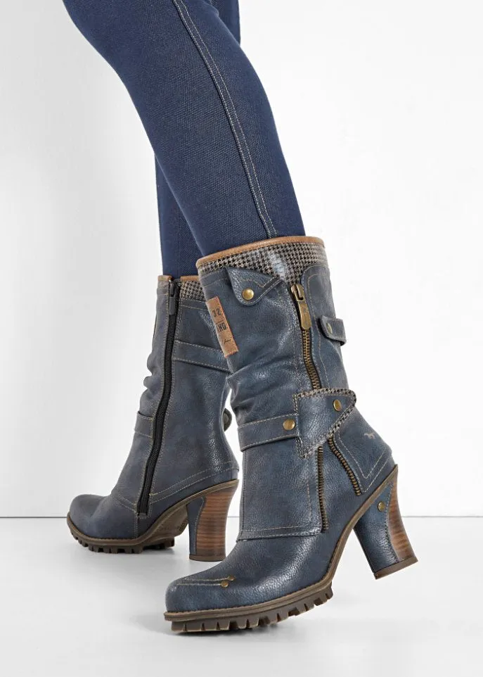 Mustang boots Mustang, blue