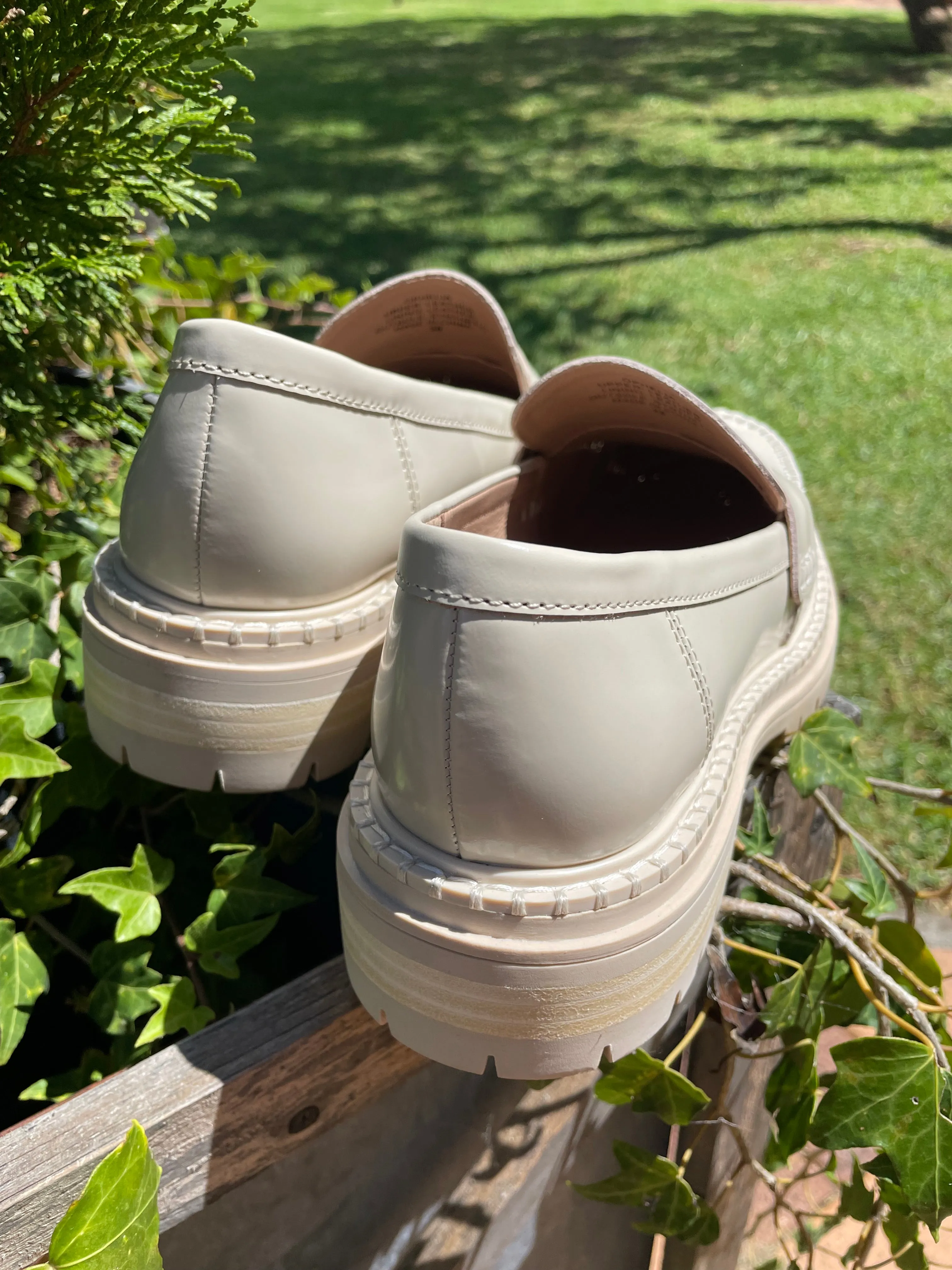 Ophelia Leather Loafer - Ivory