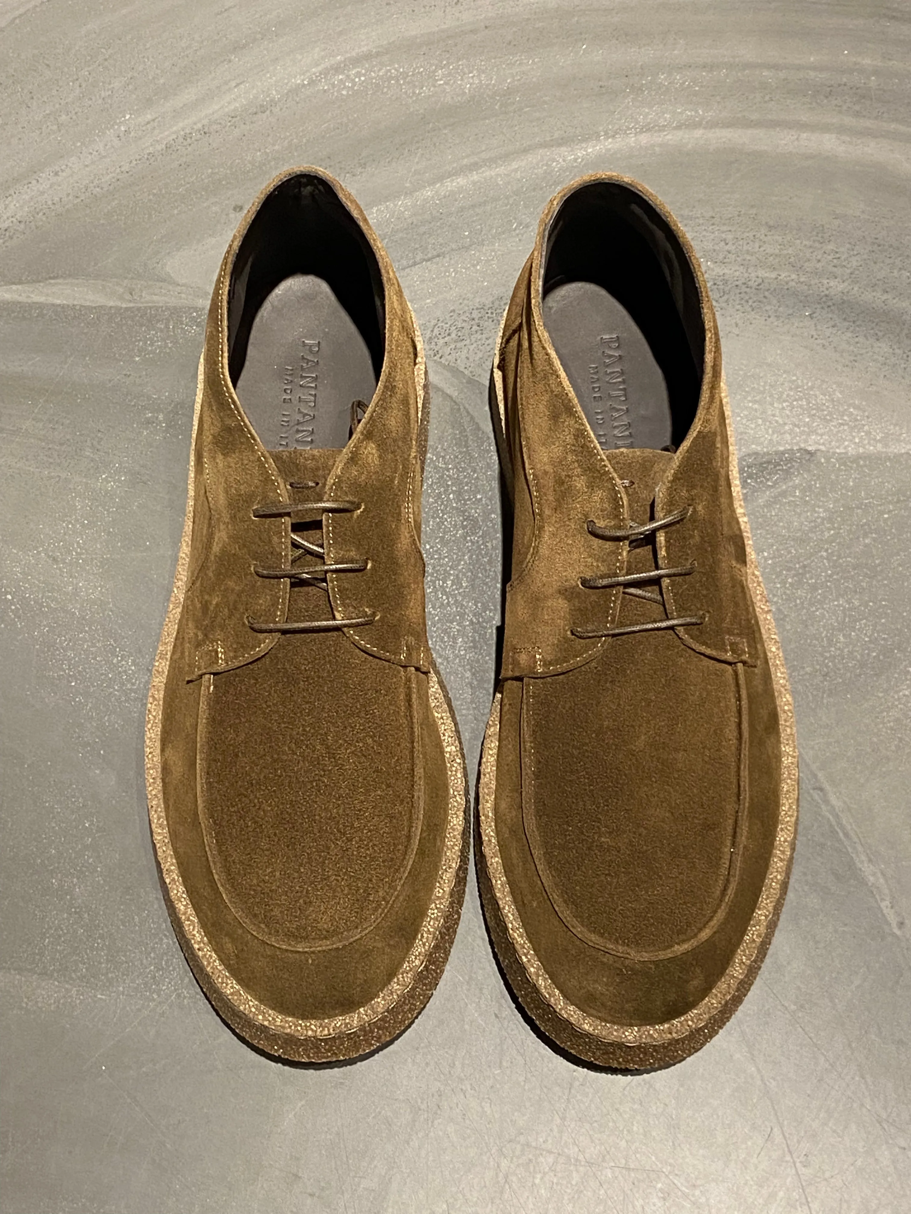 PANTANETTI LIGHTWEIGHT CHUKKA SUEDE BROWN