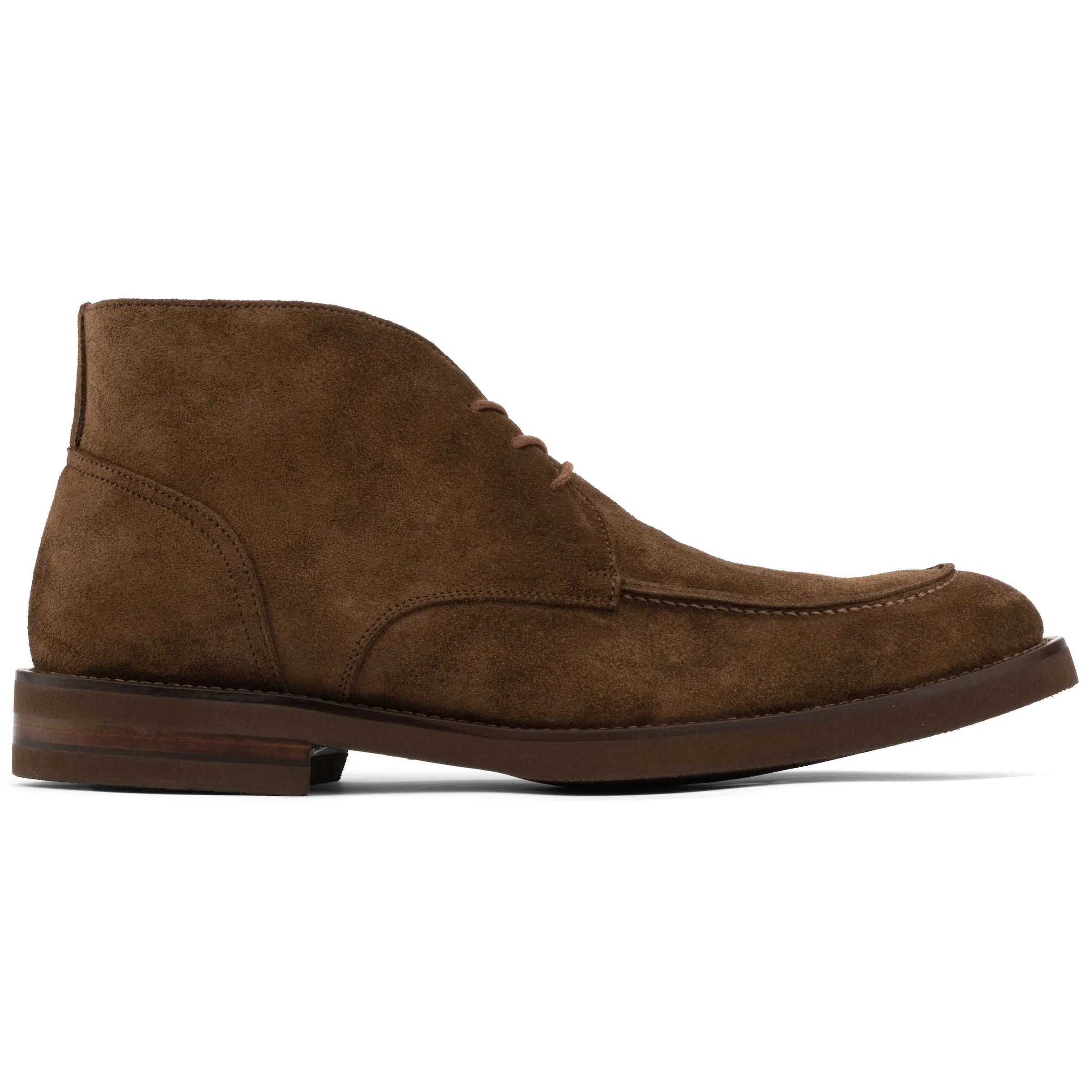 Parker Mid Brown Suede Lace Boot